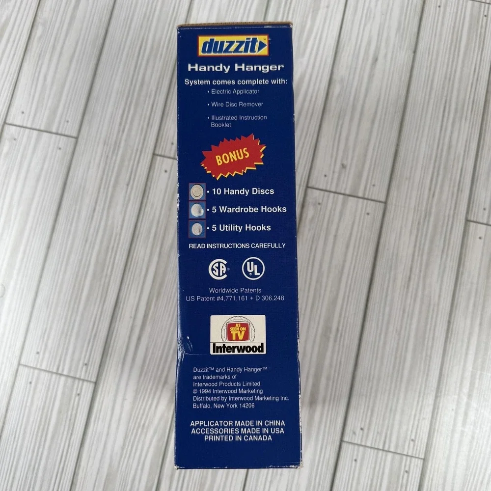 Duzzit Handy Hanger Thermal Bond Hanging‎ System Original With Refills Included
